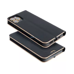 LUNA Book Gold flip tok Samsung A57 5G - fekete