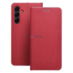 LUNA Book Carbon flip tok Samsung A57 5G - piros