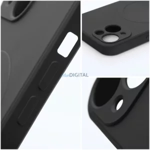 SILICONE MAG COVER MagSafe tok Samsung A57 - fekete