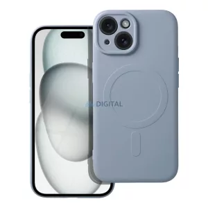 SILICONE MAG COVER tok, MagSafe-kompatibilis, SAMSUNG A57, világoskék