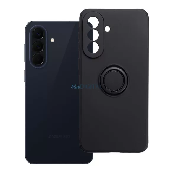 Szilikon gyűrűs tok Samsung A57 5G - fekete