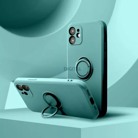 Szilikon gyűrűs tok Samsung A57 5G - zöld