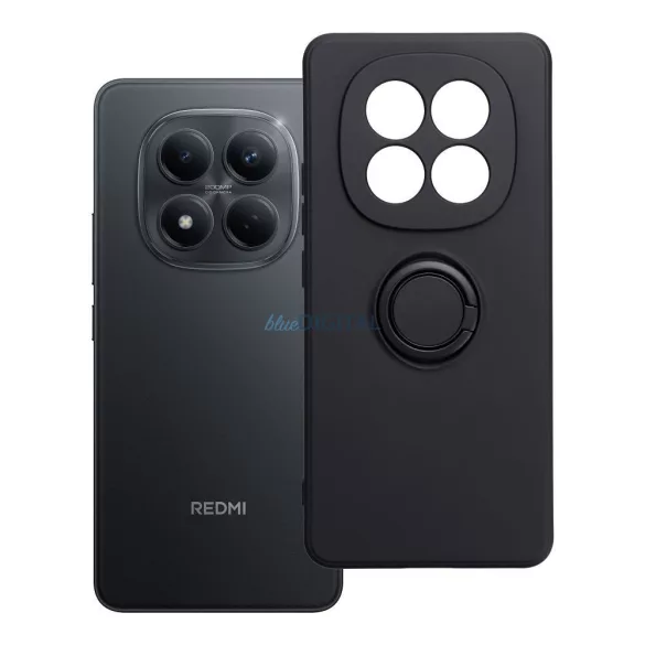 SZILIKON GYŰRŰS tok XIAOMI Redmi Note 15 5G, fekete