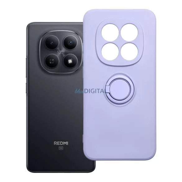 SZILIKON GYŰRŰS tok XIAOMI Redmi Note 15 Pro 5G, lila színben