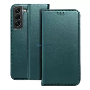 SMART MAGNETO flip tok Samsung A57 - sötétzöld