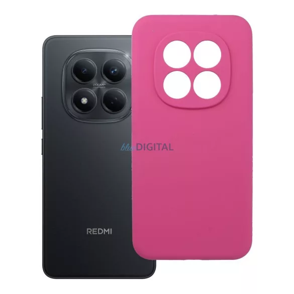 SILICONE tok, 2 mm, XIAOMI Redmi Note 15 Pro Plus 5G, rózsaszín