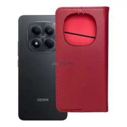   SMART PRO flipes bőrtok a XIAOMI Redmi Note 15 5G készülékhez, bordó színben