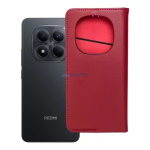 SMART PRO flipes bőrtok a XIAOMI Redmi Note 15 5G készülékhez, bordó színben