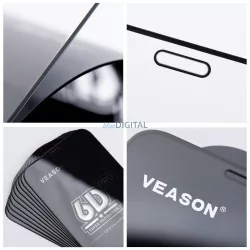   6D Pro Veason Glass (SET 10in1) - for Samsung Galaxy A57 5G black