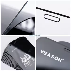 6D Pro Veason Glass (SET 10in1) - for Samsung Galaxy A57 5G black