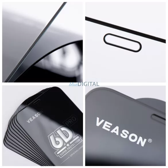 6D Pro Veason Glass (SET 10in1) - for Samsung Galaxy A57 5G black