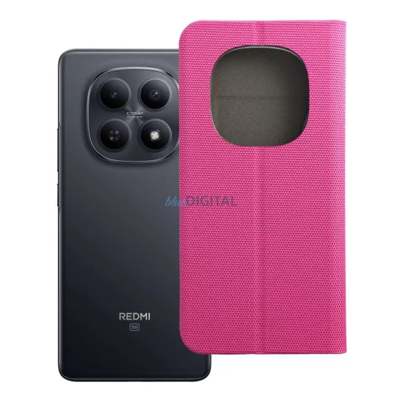 SENSITIVE könyvtartó a XIAOMI Redmi Note 15 PRO 5G, rózsaszín