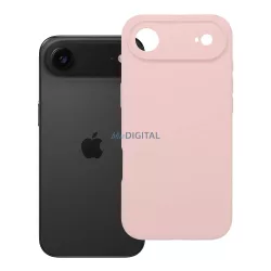 SILICONE 2mm tok iPhone Air - pasztel rózsaszín