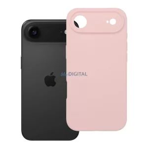 SILICONE 2mm tok iPhone Air - pasztel rózsaszín