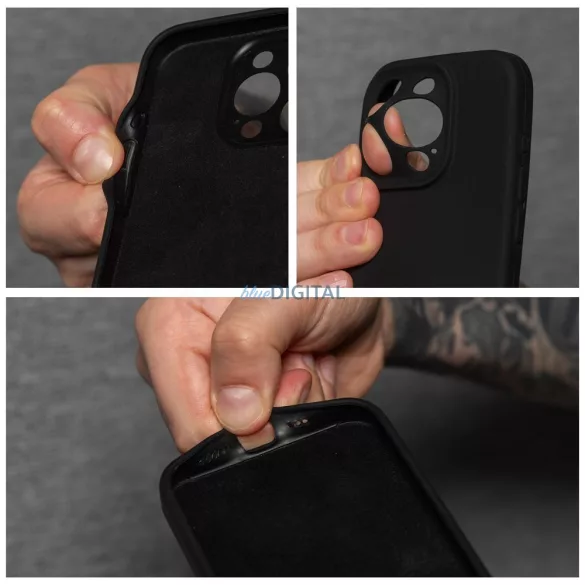SILICONE 2mm tok iPhone Air - fekete