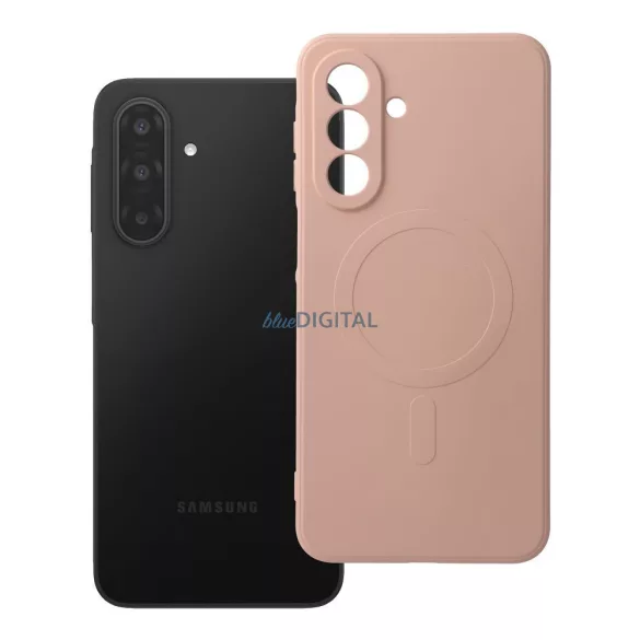 SILICONE MAG COVER MagSafe-kompatibilis tok Samsung Galaxy A17 4G/5G - rózsaszín