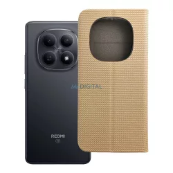   SENSITIVE könyvtok a XIAOMI Redmi Note 15 5G arany színű modellhez