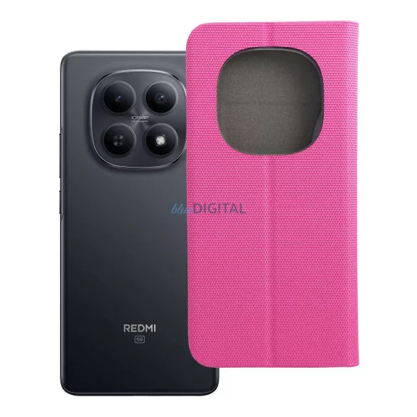 SENSITIVE könyvtok a XIAOMI Redmi Note 15 PRO PLUS 5G, rózsaszín