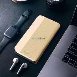   SENSITIVE könyvtok a XIAOMI Redmi Note 15 PRO PLUS 5G arany színű modellhez