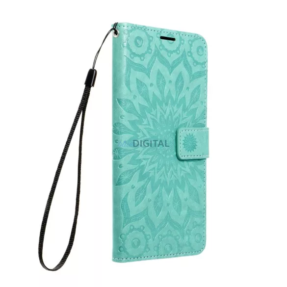 MEZZO könyvtok Xiaomi Redmi 15 5G - türkizkék "mandala"