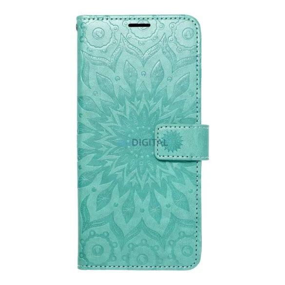 MEZZO könyvtok Xiaomi Redmi 15 5G - türkizkék "mandala"