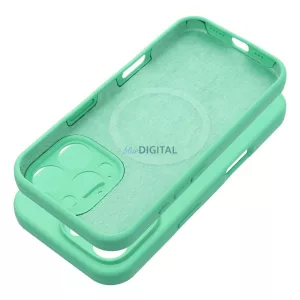 SILICONE 2mm MagSafe-kompatibilis tok iPhone Air - mentazöld
