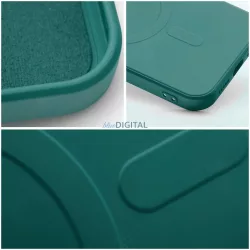   SILICONE MAG COVER tok, MagSafe-kompatibilis, SAMSUNG A27, sötétzöld