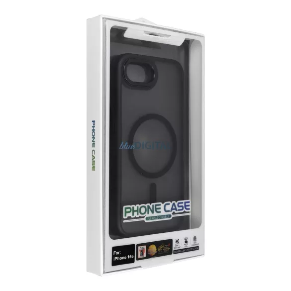 X-ONE Dropguard mágneses tok Air (MagSafe kompatibilis) - az Apple iPhone 16e készülékhez fekete színű