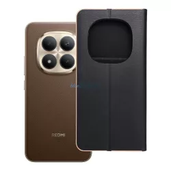   LUNA Book Gold flip tok Xiaomi Redmi Note 15 Pro Plus 5G - fekete