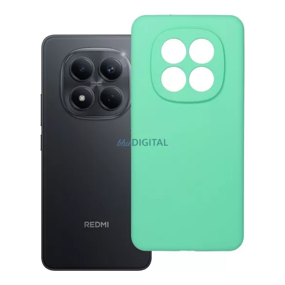 SILICONE tok, 2 mm, XIAOMI REDMI NOTE 15 Pro 4G, menta színű