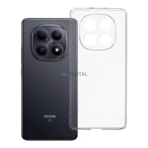 CLEAR tok, 2 mm-es, dobozos, XIAOMI Redmi Note 15 4G, átlátszó