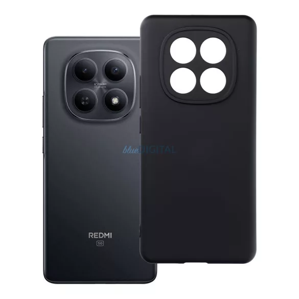 SZILIKON tok XIAOMI Redmi Note 15 4G, fekete