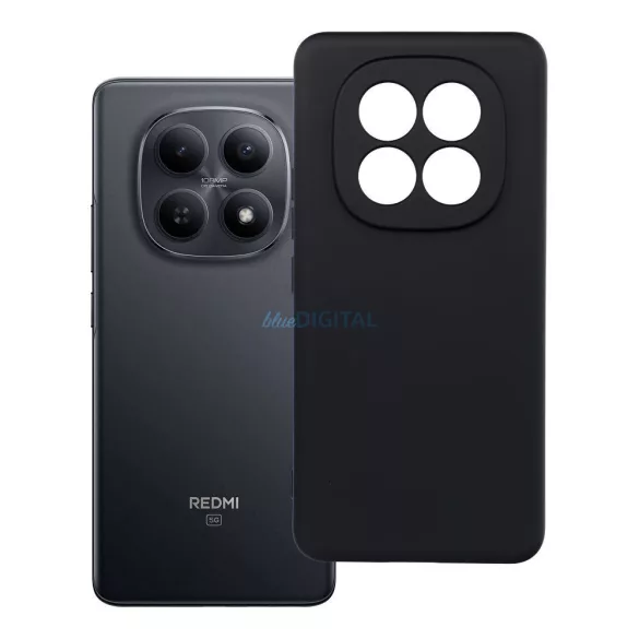 SZILIKON tok XIAOMI Redmi Note 15 Pro 4G, fekete