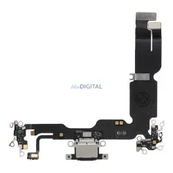 Töltő flex USB IPHONE 15 Plus-hoz fekete (pulled)