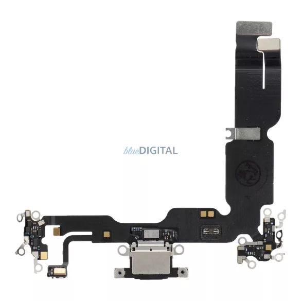 Töltő flex USB IPHONE 15 Plus-hoz fekete (pulled)