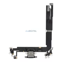 Töltő flex USB IPHONE 16 Plus-hoz fekete (pulled)