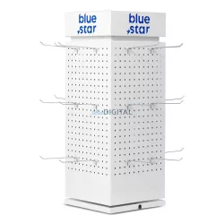 Blue Star állvány, kerek, 4 oldalú