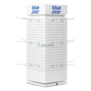 Blue Star állvány, kerek, 4 oldalú