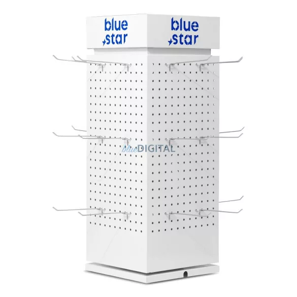Blue Star állvány, kerek, 4 oldalú