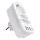 Power strip és 3 sockets max 16A és 3x USB A, 1x typ C ports E06 fehér