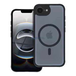 Tok Xiaomi Redmi Note 17 4G / 5G-hez Full Matte Mag Hátlap MagSafe-kompatibilis fekete