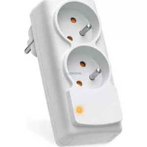 Extension cord 2 sockets ACAR Mini AGD 16A szürke