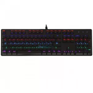 ART AK-51 vezetékes mechanikus billentyűzet USB-A QWERTY LED - fekete