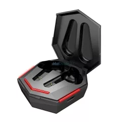   ART vezeték nélküli Bluetooth-os TWS játékos fülhallgató + Type-C dokkolóállomás AP-TW-G10, fekete