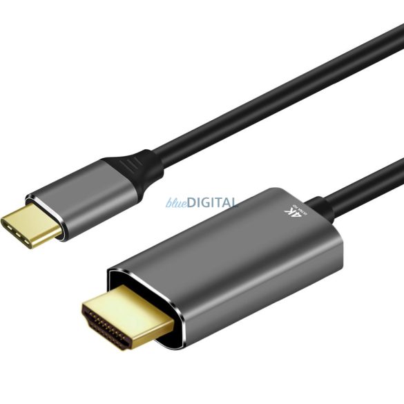 Type-C kábel male HDMI 2.0 férfi 4K 60Hz ART oemC4-2 1,8m