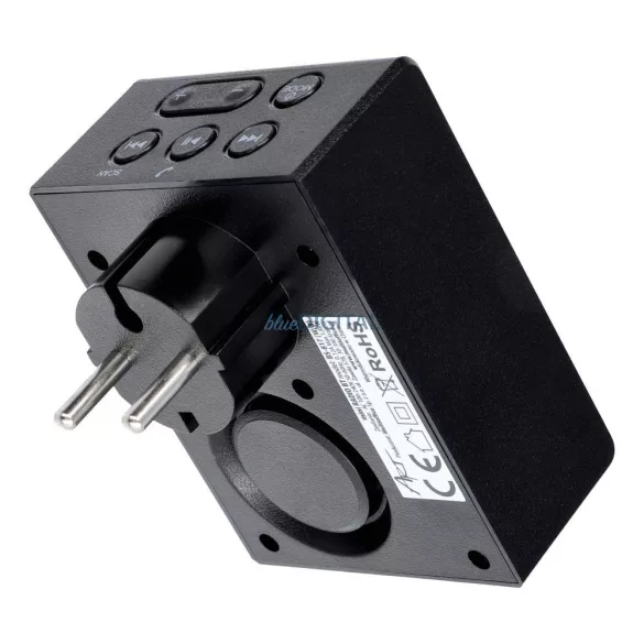 ART FM rádió Bluetooth-kapcsolattal és LED-kijelzővel, BS-817B, fekete