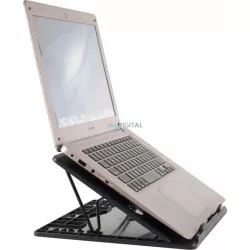 Laptophoz tervezett állvány, ART P14, fekete