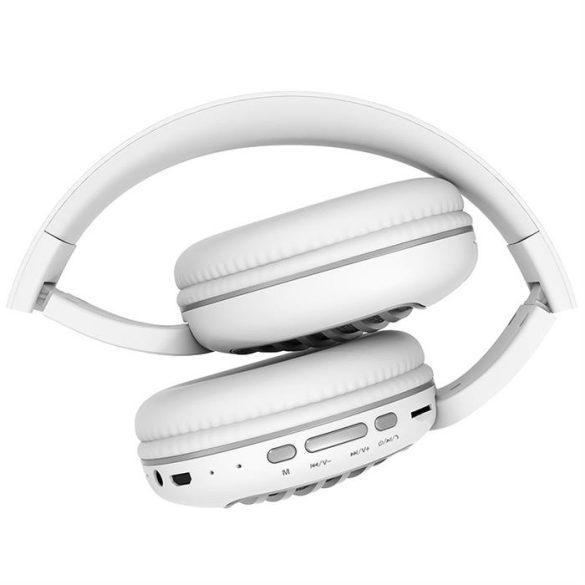 HOCO vezeték nélküli fejhallgató ragyogó hang W23 White