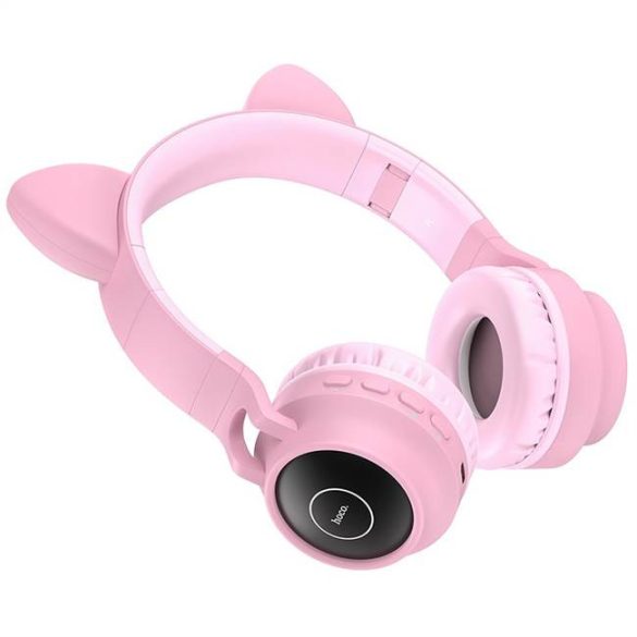 HOCO W27 Cat fül nélküli fejhallgató rózsaszín