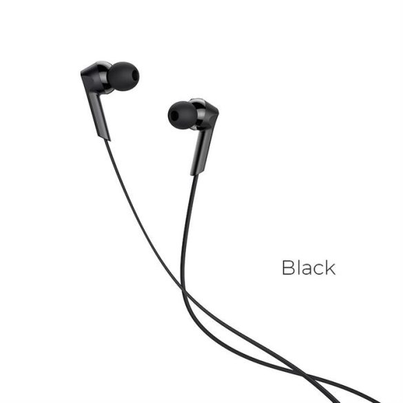 HOCO fülhallgató Jack 3,5 mm mikrofonnal csodálattal M72 fekete